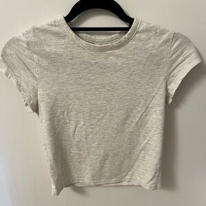 H&M Light Gray Short Sleeve Tee